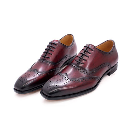 Mode Echte lederen mannen schoenen, volwassenen formele jurk schoenen mannen