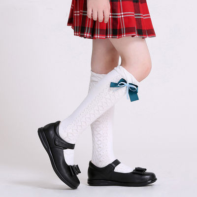 Patent leer school schoenen Unisex Flat heel met kanten Rubber zool