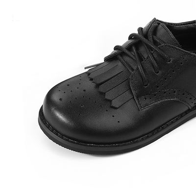 Unisex leer schoenen maat 26-40 meisjes Tassel leer schoenen