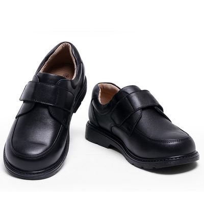 Slip On Boys School Schoenen Zwart Casual Kinderen Lederschoenen