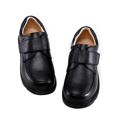 Slip On Boys School Schoenen Zwart Casual Kinderen Lederschoenen