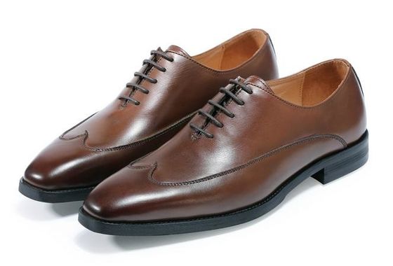 Derby Brogue Oxford Mensen Lederen Kleding Schoenen Klassiek Handgemaakt Met OEM Service