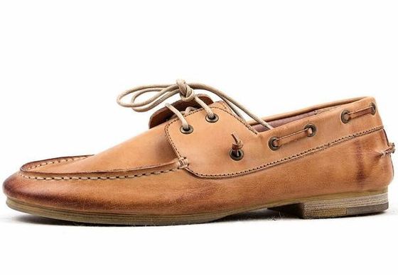 Gebrand leder mannen schoenen / Luxe handnaaien boot schoenen