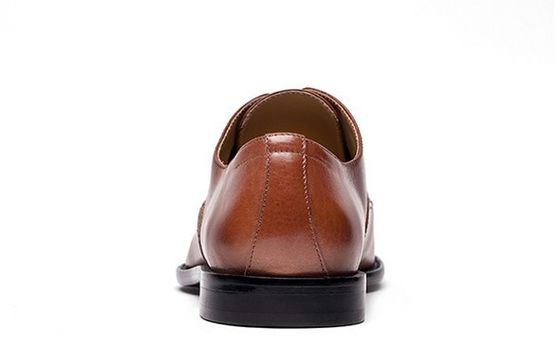 Office handgemaakte mannen bruin kant op jurk schoenen klassieke Goodyear lederen zool