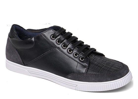 Sneakers mode kanten up mens platte jurk schoenen ademend wandelen microfiber linling