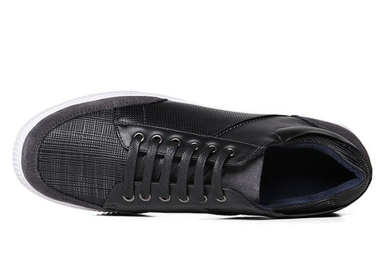 Sneakers mode kanten up mens platte jurk schoenen ademend wandelen microfiber linling