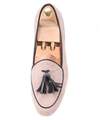 Suede Tassel Mens Fluweelschoenen, Banket Mens Fluweelschoenen