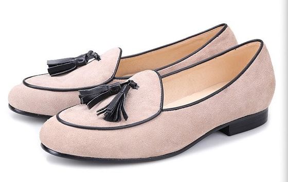 Suede Tassel Mens Fluweelschoenen, Banket Mens Fluweelschoenen
