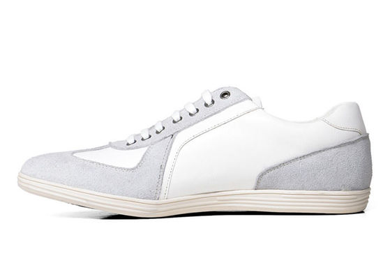 OEM Mensen Casual Schoenen Suede Leer Mensen Witte Platte Schoenen