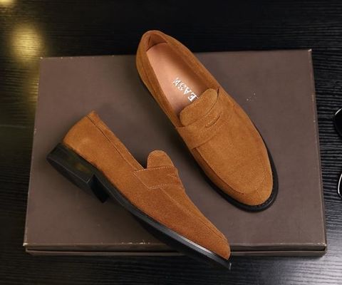 Handgemaakte Suede Cortex Classic Mensen Lederen Loafers / Mens Casual Suede Loafers