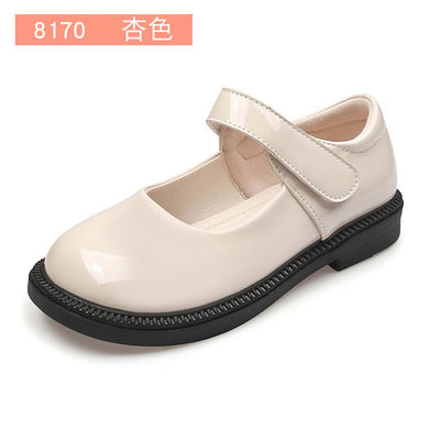 Flat Heel Meisjes Leer Schoeisel Schortjes voor actieve schooldagen