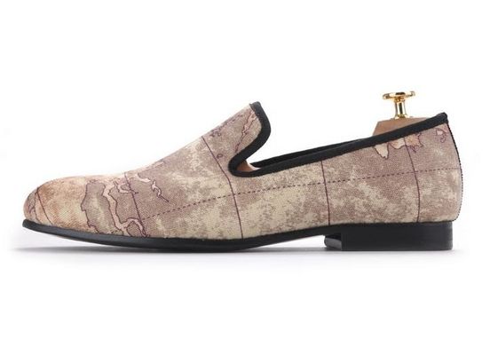 Slip On Mens Fluwelen Loafers Geborduurde Fluwelen Roken Slippers