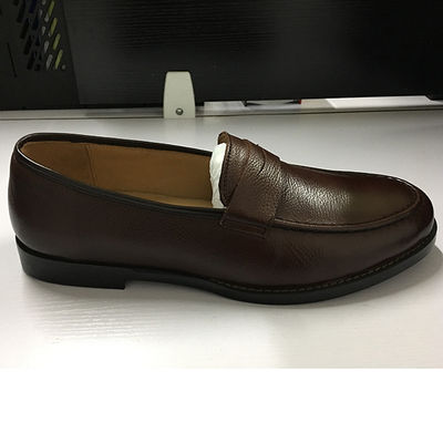 Bruine mens leren jurk schoenen, mode Oxford Party Wear schoenen voor mannen