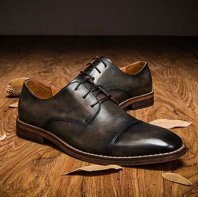 Waterdicht Huwelijksjurk voor mannen Schoenen met kanten platte hiel gestreepte slip op schoenen