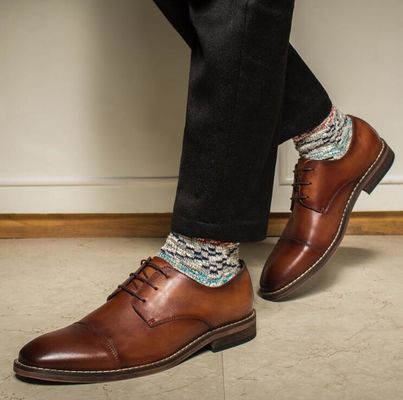 Waterdicht Huwelijksjurk voor mannen Schoenen met kanten platte hiel gestreepte slip op schoenen