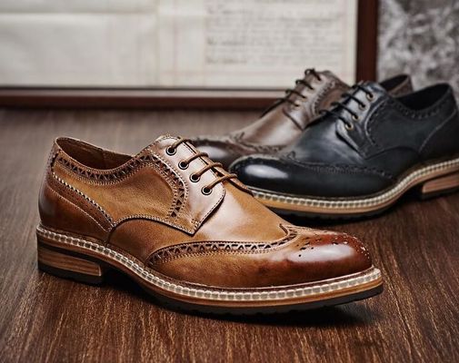Echte lederen mannen bruidsjurk schoenen handgemaakte mannen casual lederen schoenen