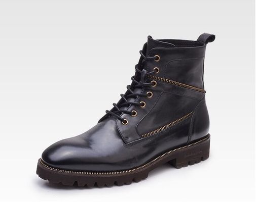 Comfortabele herfst mannen laarzen ademend mannen high top casual schoenen