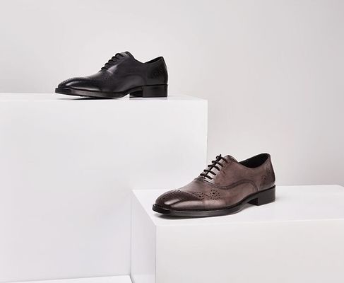Ruimtevoet Mensen bruidsjurk schoenen Italiaanse flats Mensen Zwarte Oxford schoenen voor kantoor
