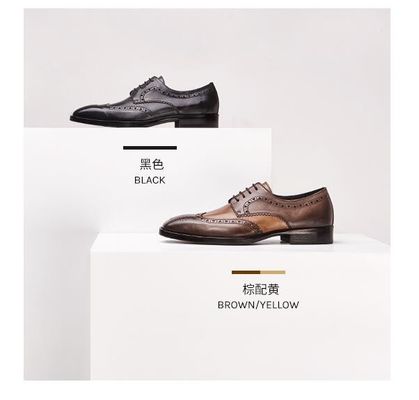 Italiaanse ontwerper Mens Formele jurk Schoenen Klassieke Formele Oxford Schoenen Voor mannen Schoenen