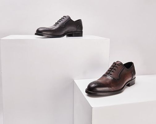 Klassieke PU-schoenen voor mannelijke kleding, Oxford-stijl, op maat, handgemaakte schoenen voor zaken.