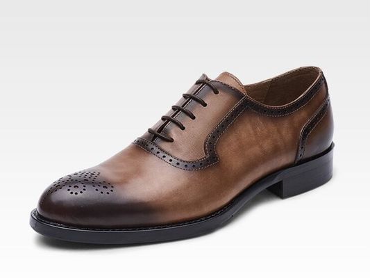 Klassieke PU-schoenen voor mannelijke kleding, Oxford-stijl, op maat, handgemaakte schoenen voor zaken.