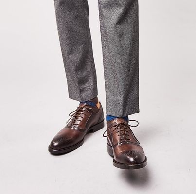Klassieke PU-schoenen voor mannelijke kleding, Oxford-stijl, op maat, handgemaakte schoenen voor zaken.