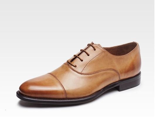 Zaken / Bruiloft Mensenjurken Schoenen Stier Echt Lederen Lace Up Brogues