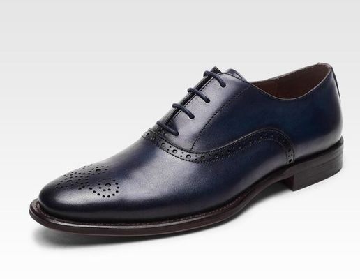 Lace Up Men Brogue Schoenen Low Luxury Heel Dress Schoenen Met 37 - 48 maat