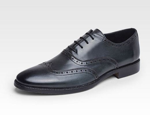 Gepersonaliseerde mannen bruidsjurk schoenen handgemaakte full grain leder Goodyear gewelt schoenen