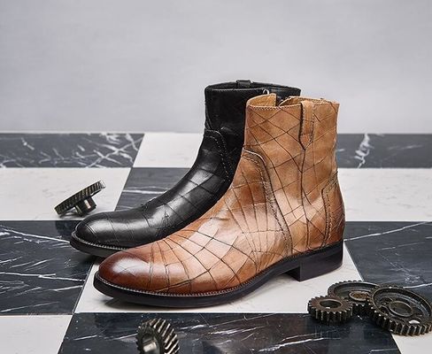 Winter Classic Mens Leer Casual Schoenen Normale grootte Lace Up Mens Suede enkelschoenen