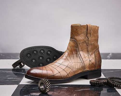 Winter Classic Mens Leer Casual Schoenen Normale grootte Lace Up Mens Suede enkelschoenen