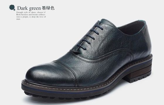 Geweven Formal Mensen Lederen Kleding Schoenen Elegante Goodyear Welted Schoenen Met Twee Hoofd Toe