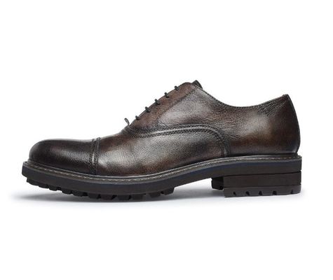 Geweven Formal Mensen Lederen Kleding Schoenen Elegante Goodyear Welted Schoenen Met Twee Hoofd Toe