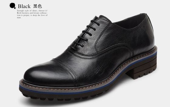 Geweven Formal Mensen Lederen Kleding Schoenen Elegante Goodyear Welted Schoenen Met Twee Hoofd Toe