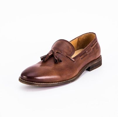 Speldsnoeren Flat Heel Mensen Slip On Sneakers High Top / Low Cut Soft Leather Sneakers