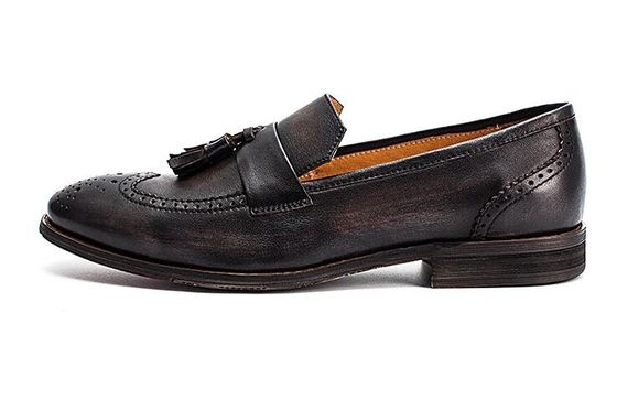 Lente / Herfst Bruine Mensen Geweven Lederschoenen Voor Feest