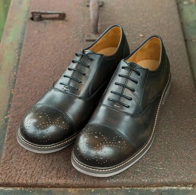 Zwarte ronde tenen Mensen casual schoenen ademend zakelijke casual sport schoenen