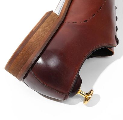 Handgemaakte patent bruiloft Mensen leer jurk schoenen Oxford stijl met zwarte gestreepte