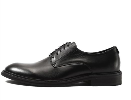 Mode Embossing Mensen Lederen Kleding Schoenen Bruin Ronde Toe Standard Dans Schoenen