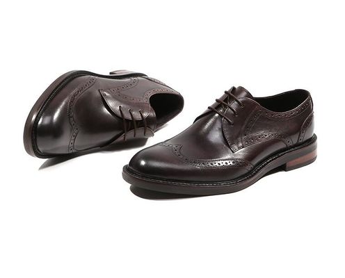 Zwart krokodilpatroon Mensen Lederen jurk Schoenen Bruin / Zwart Mannen Oxford Schoenen