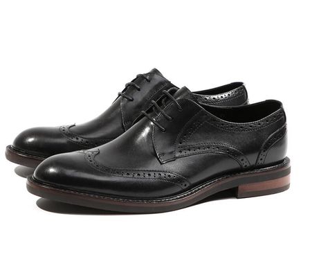 Zwart krokodilpatroon Mensen Lederen jurk Schoenen Bruin / Zwart Mannen Oxford Schoenen