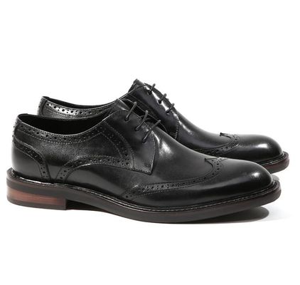 Zwart krokodilpatroon Mensen Lederen jurk Schoenen Bruin / Zwart Mannen Oxford Schoenen