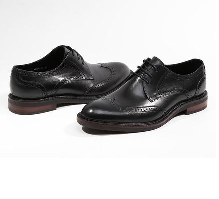 Zwart krokodilpatroon Mensen Lederen jurk Schoenen Bruin / Zwart Mannen Oxford Schoenen