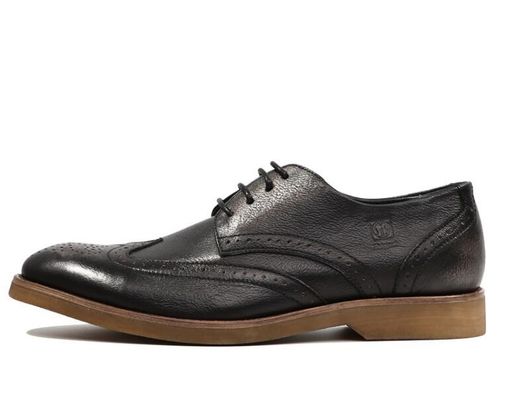 Comfortabele Derby Mensen Lederen Casual Schoenen, Ademhalende Zachte Zool Schoenen Voor Volwassenen