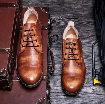 OEM Mens Casual Lace Up Schoenen Comfortabel Ademhalend Flat Driving Shoes