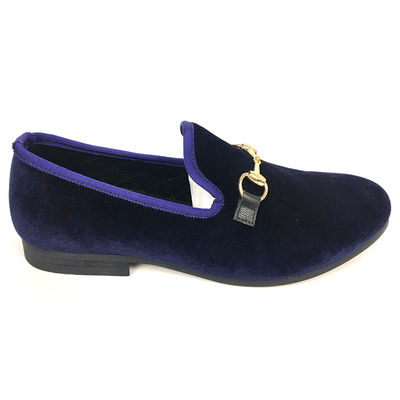 Handgemaakte zwarte fluwelen loaferschoenen geborduurde rode bodem platte herenschoenen