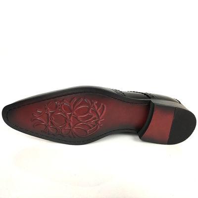 China Groothandel Oxfords Italiaans Design Mode Schoenen Fancy Men Oxford Dress Schoenen Bruiloftsrubber