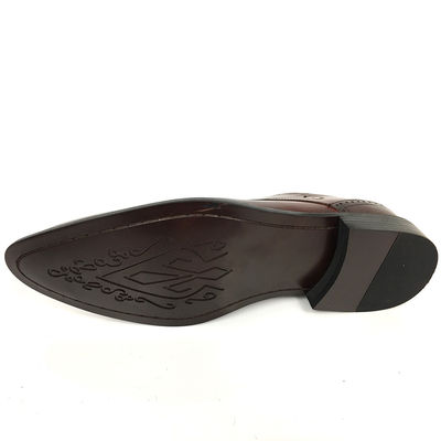 Mensen nieuwe stijl Bruin Hoogklasse Mensen Lederen jurk Schoenen Pigkin Rubber