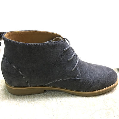 Big Size Italiaanse stijlvolle mannen suede woestijnlaarzen, winter enkel premium suede laarzen