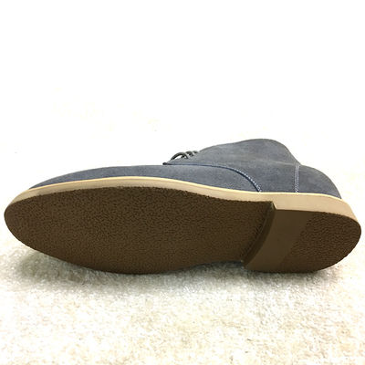 Fancy suede materiaal High Top Casual schoenen, Mens Lace Up Casual schoenen